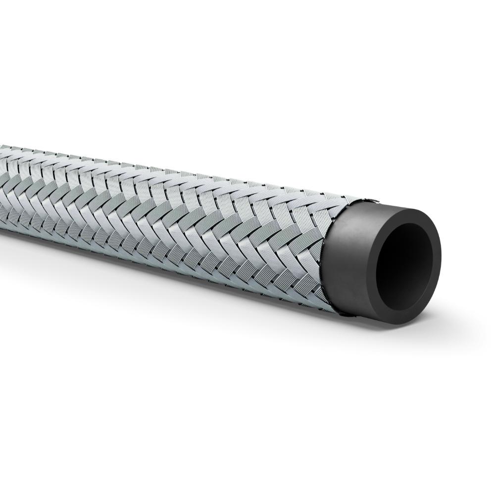 Auto SS 15bar NBR Fuel Hose c/w Stainless Overbraid