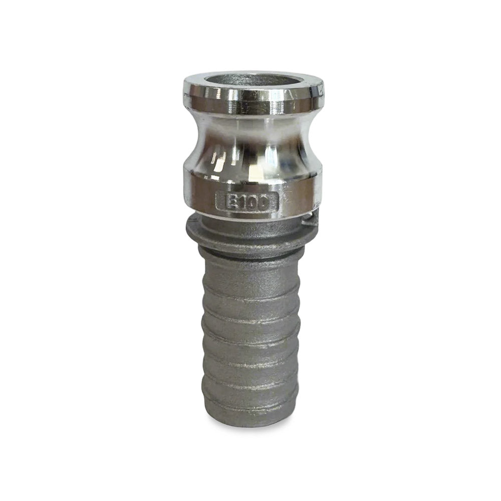 Aluminium Type E Multi Serrated Hosetail Camlock Coupling