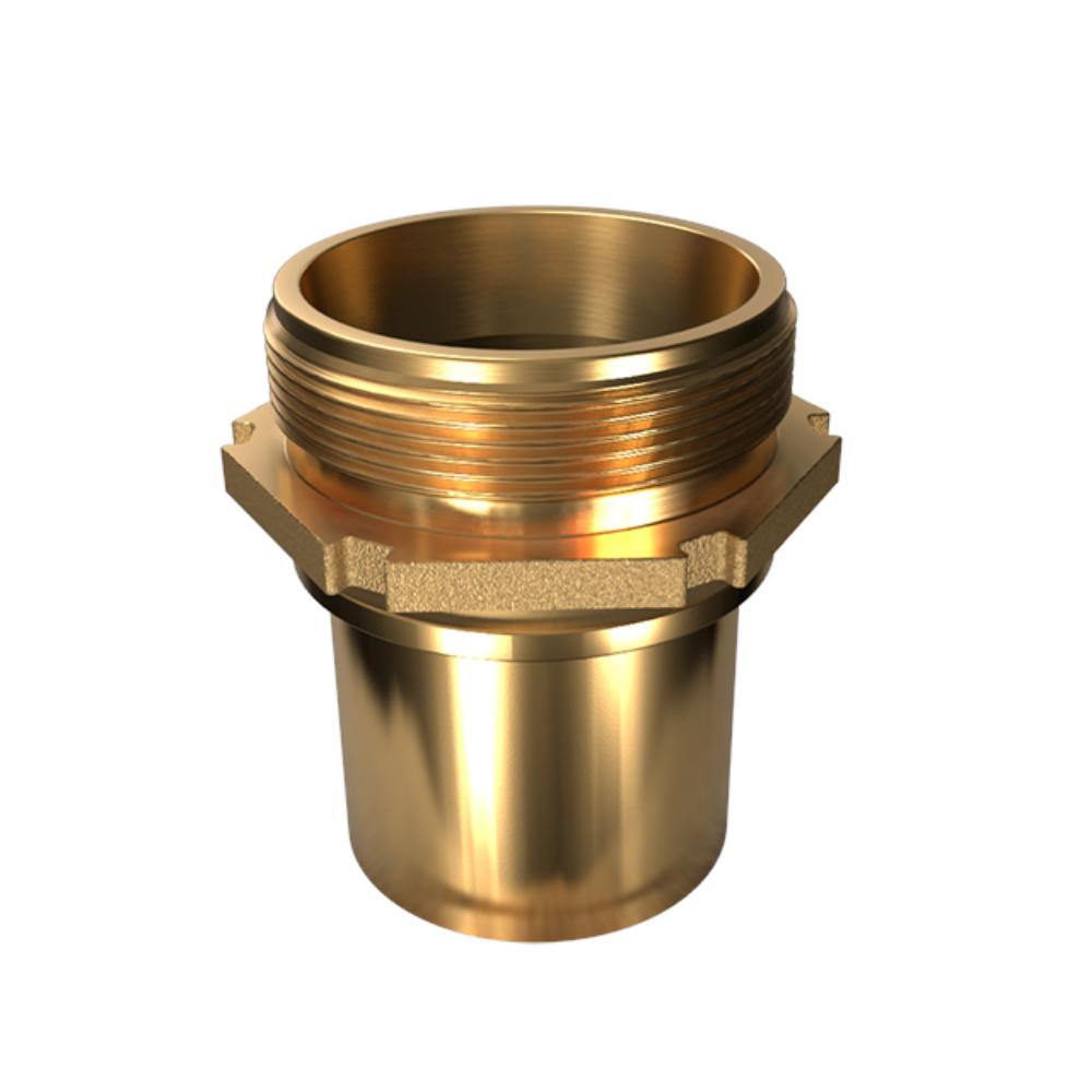 Brass DIN2817 Male BSPP c/w Smooth Tail