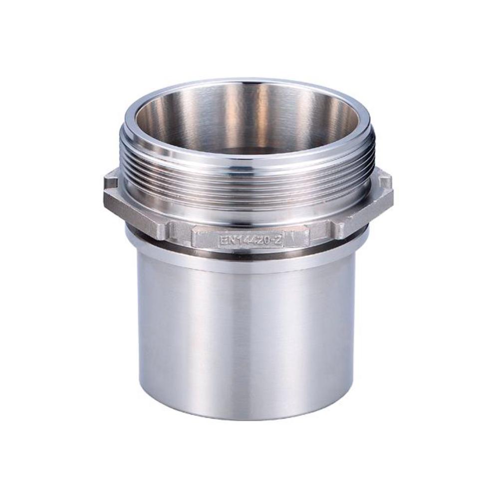 Stainless Steel DIN2817 Male BSPP c/w Smooth Tail