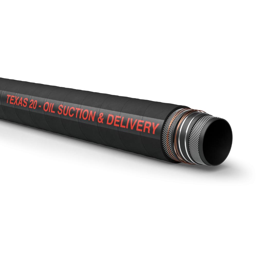 Texas 20 Bar Heavy Duty Suction & Discharge NBR Oil / Hydrocarbon hose
