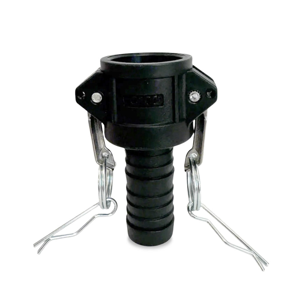 Polypropylene Type C Multi Serrated Hosetail Camlock Coupling