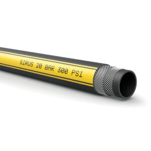 Sirus - Black Air Yellow Stripe Hose 20 Bar 300 PSI